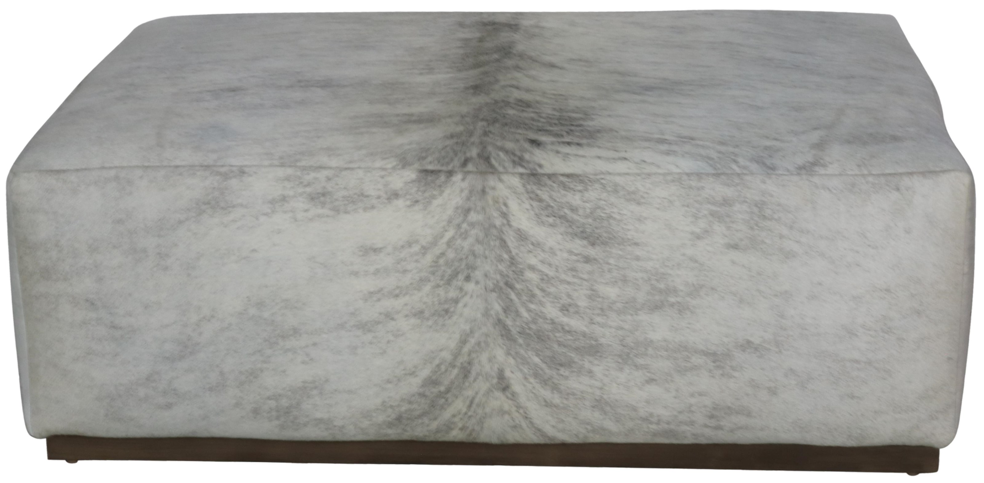 Hair on hide hot sale ottoman